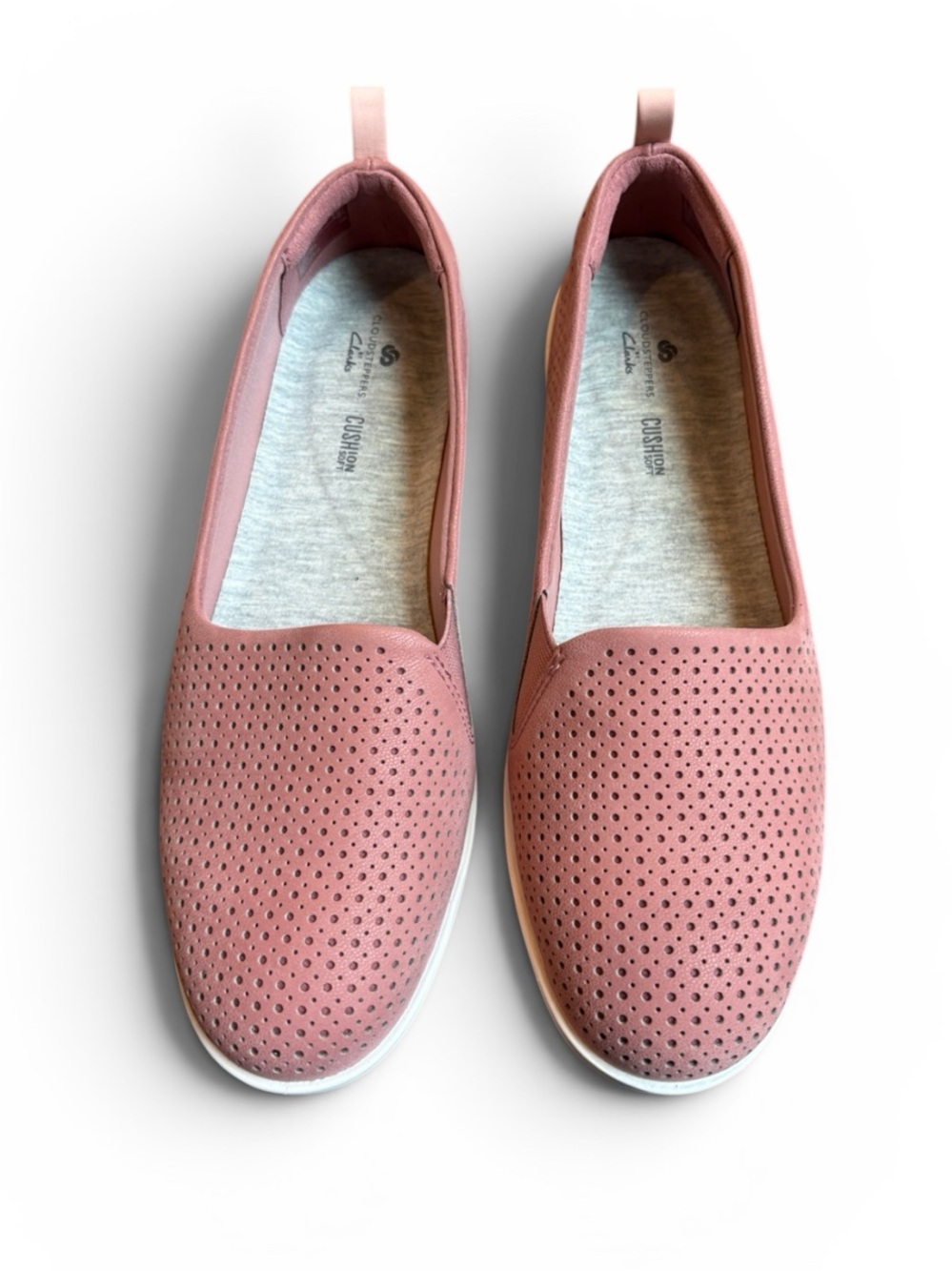 Clarks Ayla Blair Loafers Women’s 7.5 Dusty Rose Comfort Slip-On Flats